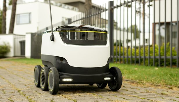 Artificial Intelligence delivery robots